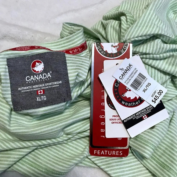 Canada Weathergear NWT Striped Short Sleeves Shirt Men XL - Picture 10 of 12